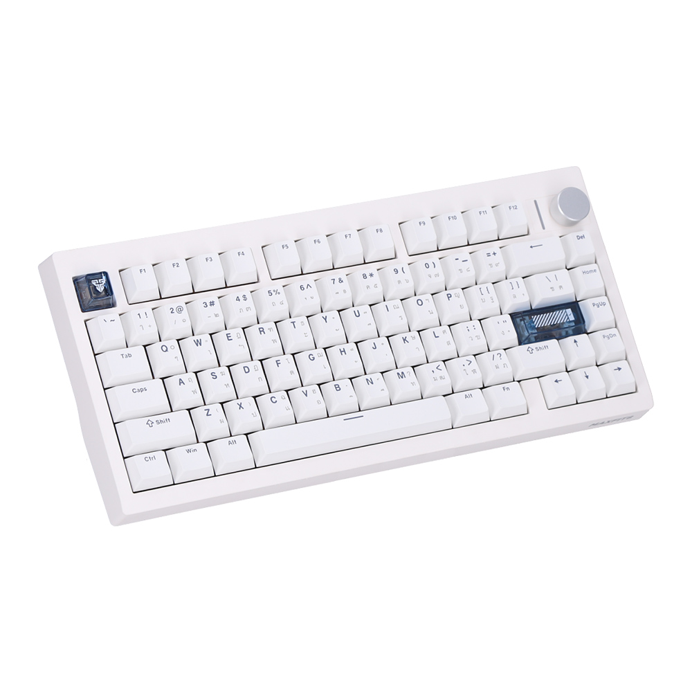 KEYBOARD WIRELESS BLUETOOTH FANTECH MK921 MAXFIT8 WHITE (BROWN SWITCH คีย์บอร์ด) thumbnail 4