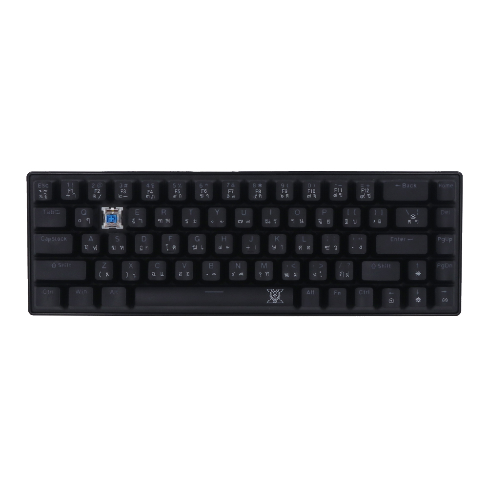 KEYBOARD NUBWO X68 BLACK (BLUE SWITCH คีย์บอร์ด) thumbnail 2