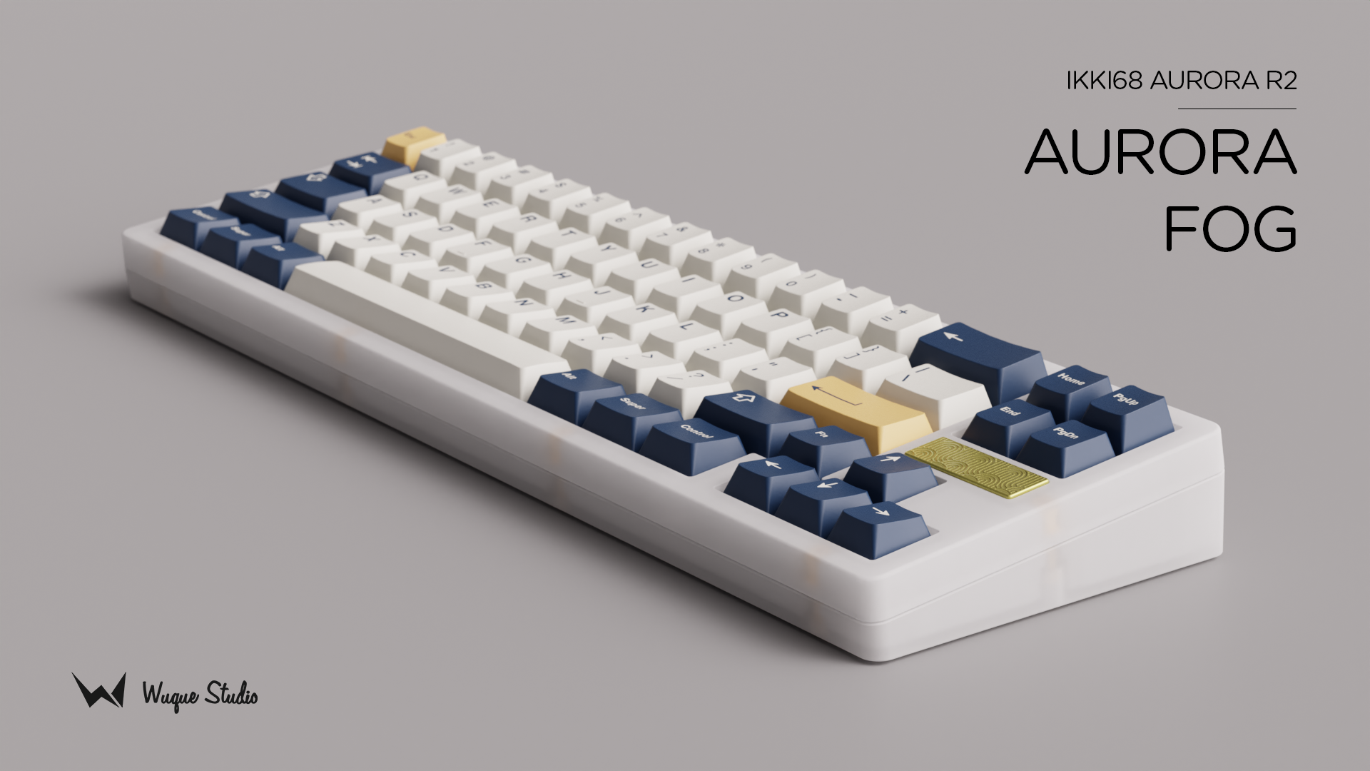 KEYBOARD WIRELESS BLUETOOTH WUQUE STUDIO IKKI68 AURORA R2 AURORA FOG (EN) thumbnail 4