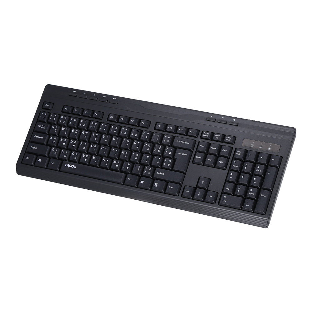 KEYBOARD RAPOO NK2400 BLACK thumbnail 3