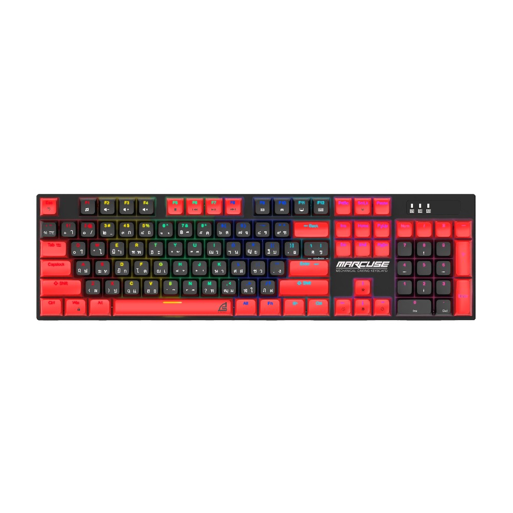 signo KEYBOARD SIGNO KB727 MARCUSE BLACK RED (RED SWITCH คีย์บอร์ด) — product image 1