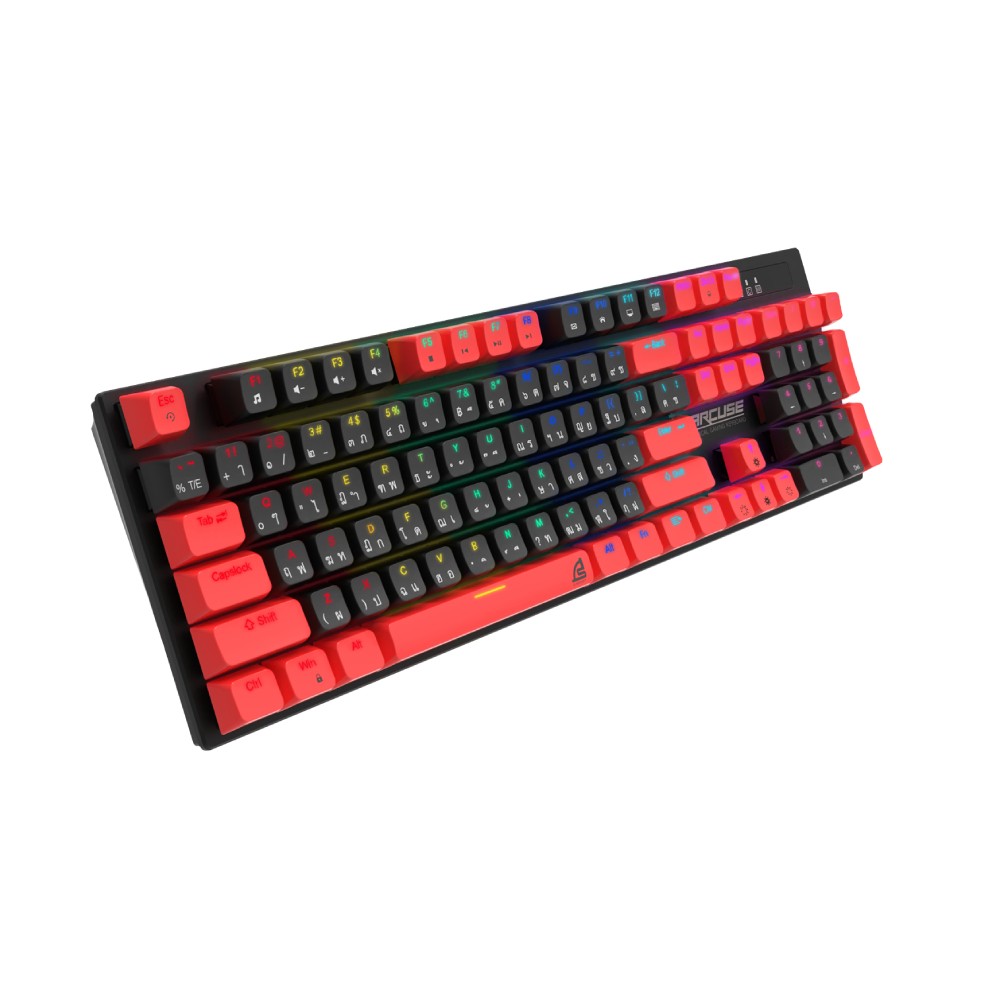 KEYBOARD SIGNO KB727 MARCUSE BLACK RED (RED SWITCH คีย์บอร์ด) thumbnail 2