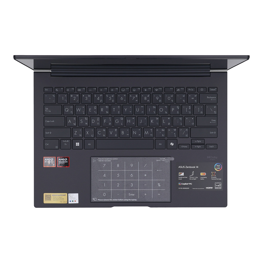 Notebook Asus Zenbook 14 UM3406GA-QL733WA (Jade Black) thumbnail 3