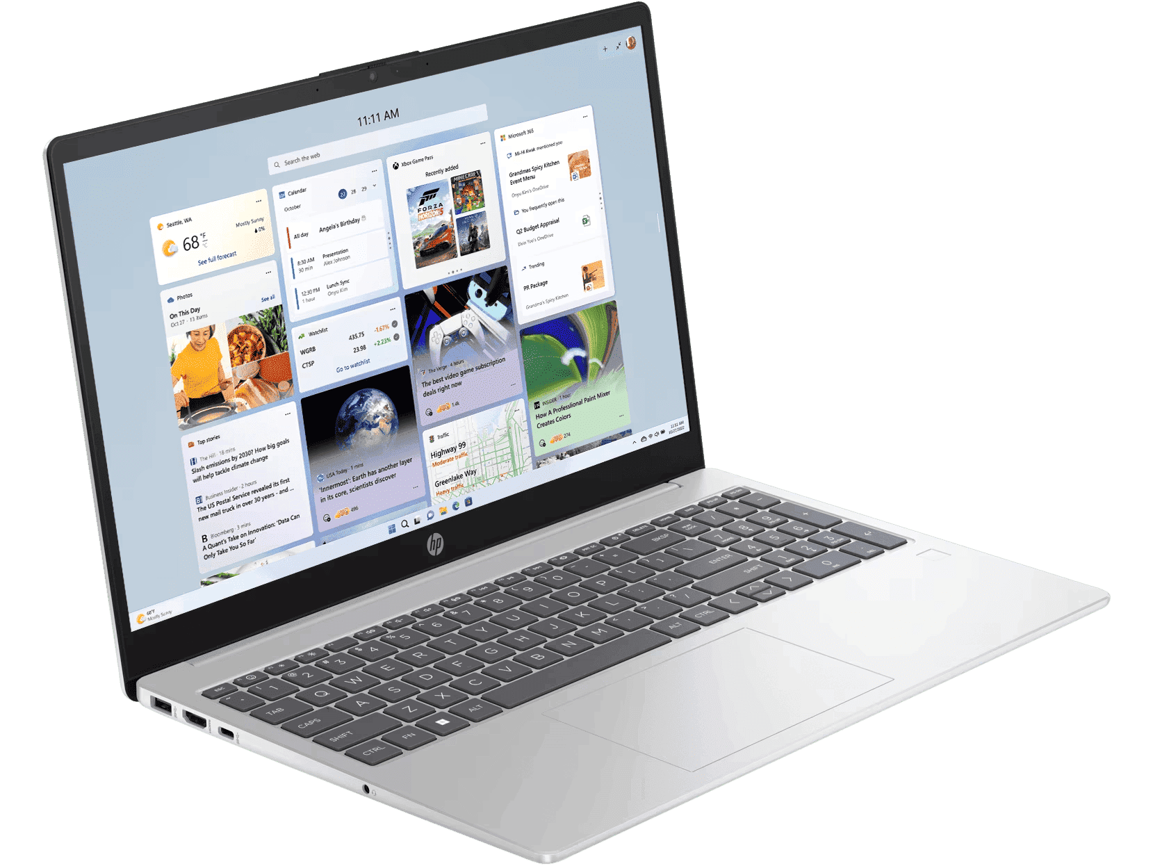 hp Notebook HP 15-fc1109AU (Natural Silver) — product image 1