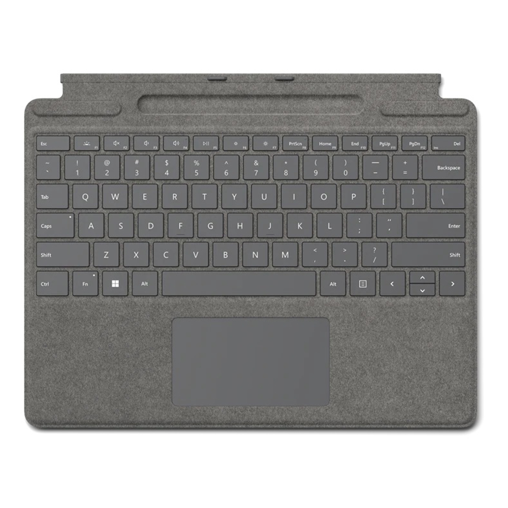 Microsoft Surface Pro Signature Keyboard Platinum (8XA-00183) view