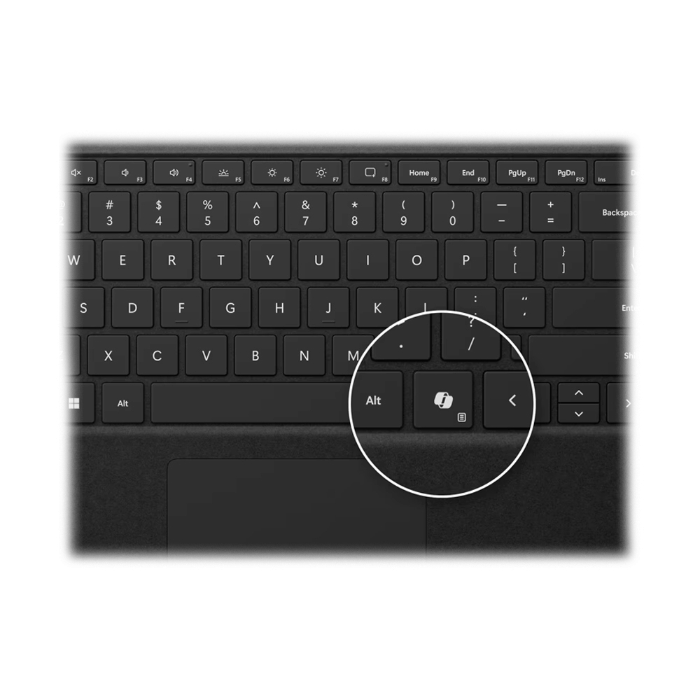 Microsoft Surface Pro Signature Keyboard Black (8XA-00183) view 2