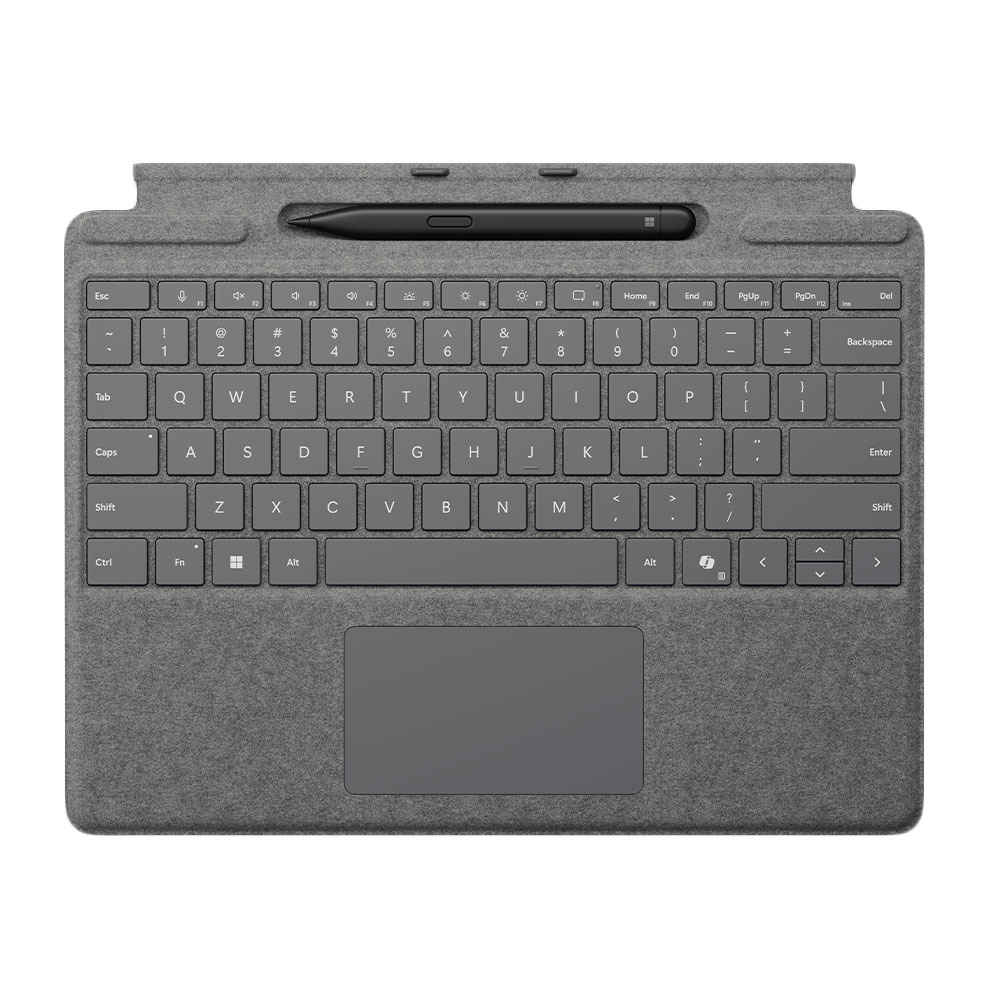 Microsoft Surface Pro Signature Keyboard with Slim Pen 2 Bundle Platinum (8X6-00229) view