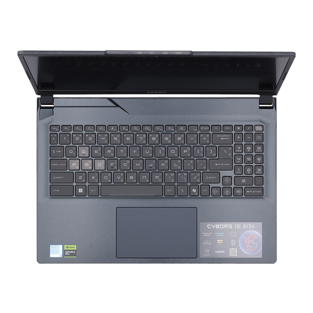 Notebook MSI Cyborg 15 A13VEK-2281TH (Translucent Black) thumbnail 4