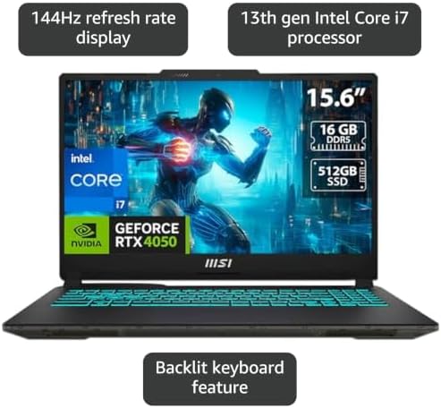 Notebook MSI Cyborg 15 Black Edition A13VE-2472TH (Translucent Black) thumbnail 2