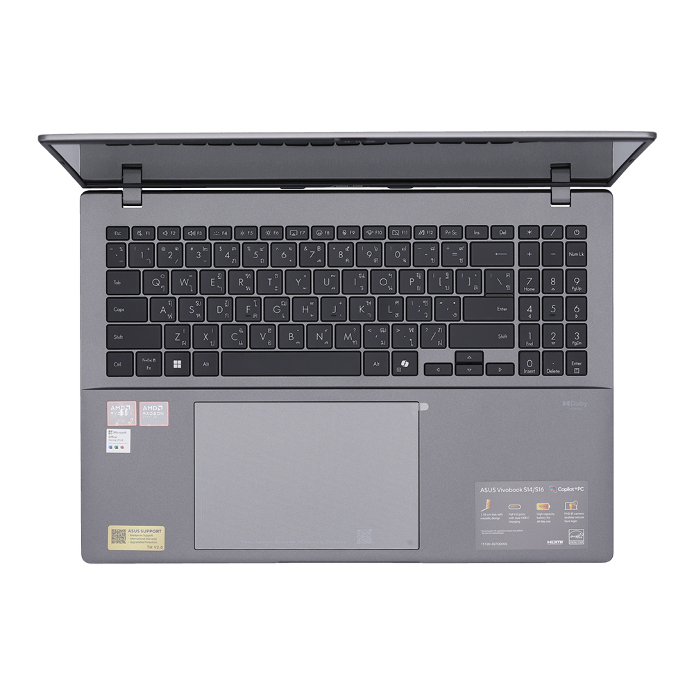 Notebook Asus Vivobook S16 D3607KA-OLED578WA (Matte Gray) thumbnail 2