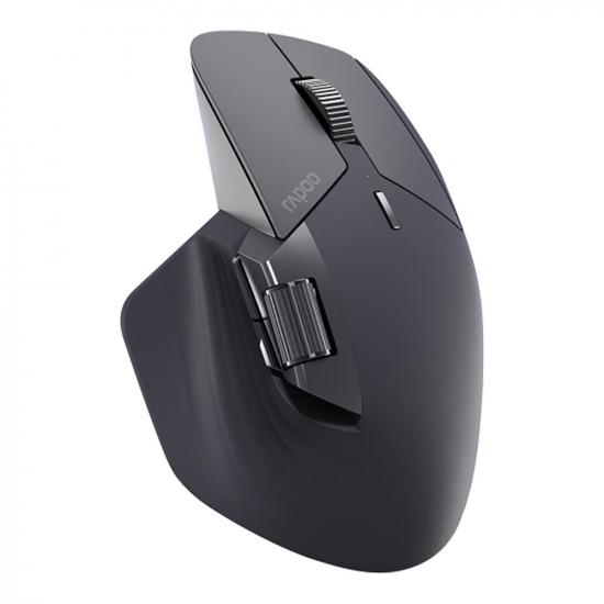 MOUSE WIRELESS RAPOO MT760L LIGHT BLACK (BLUETOOTH) thumbnail 2