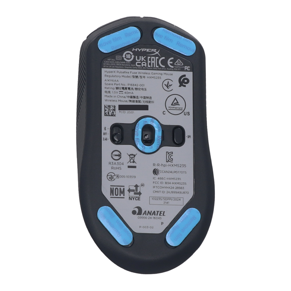 MOUSE WIRELESS BLUETOOTH HYPERX PULSEFIRE FUSE BLACK (เมาส์ไร้สาย) thumbnail 6