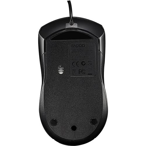 rapoo MOUSE RAPOO N1200 BLACK (SILENT) — product image 1