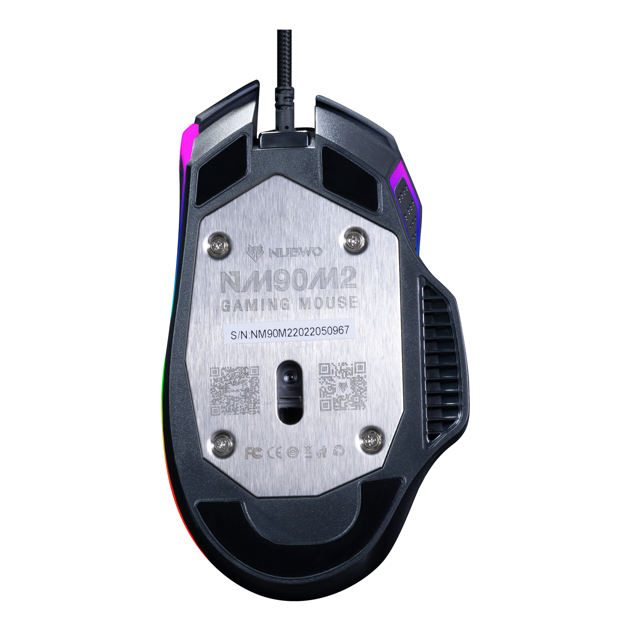 nubwo MOUSE NUBWO NM90M2 BLACK (เมาส์สาย) — product image 1