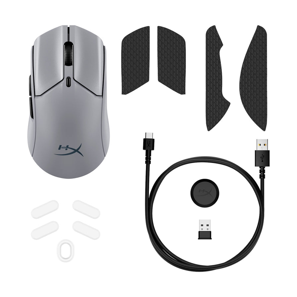 MOUSE WIRELESS BLUETOOTH HYPERX PULSEFIRE HASTE 2 PRO 4K WHITE (เมาส์ไร้สาย) thumbnail 4