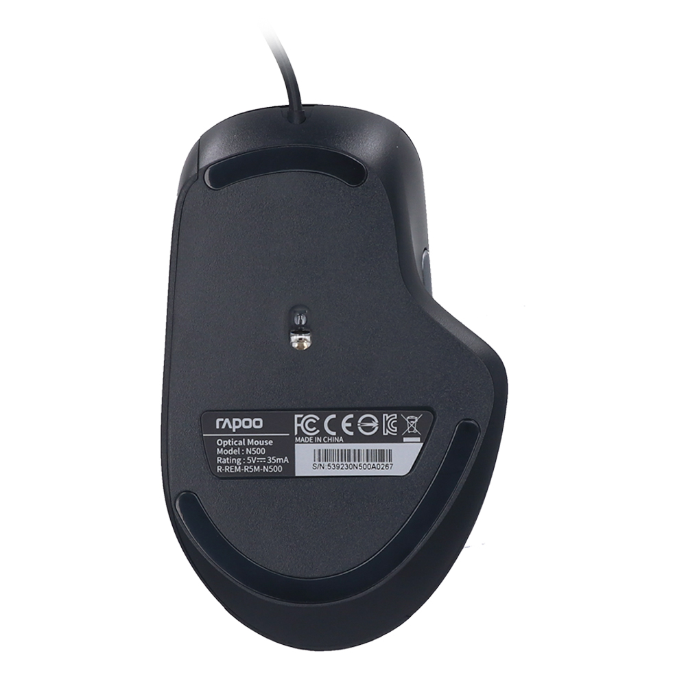 rapoo MOUSE RAPOO N500 BLACK — product image 1