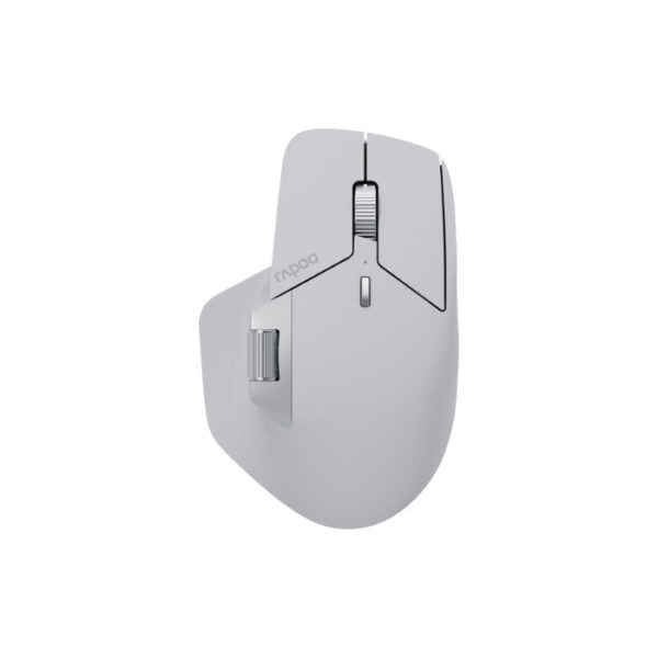 MOUSE WIRELESS RAPOO MT760 MINI LIGHT GREY WHITE (BLUETOOTH) thumbnail 4