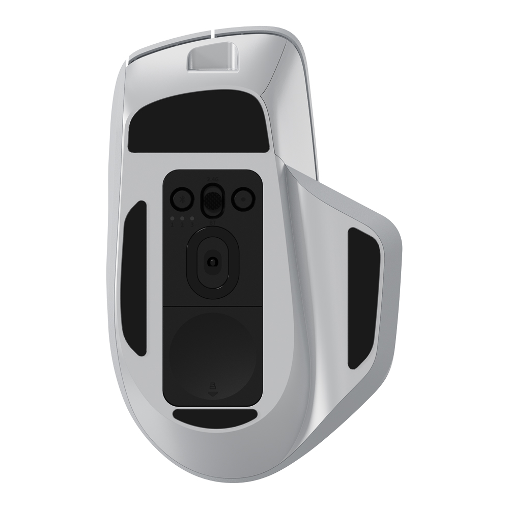 rapoo MOUSE WIRELESS RAPOO MT760 MINI LIGHT GREY WHITE (BLUETOOTH) — product image 1