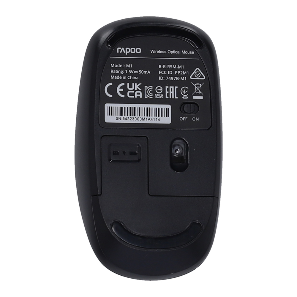 MOUSE WIRELESS RAPOO M1 BLACK thumbnail 4