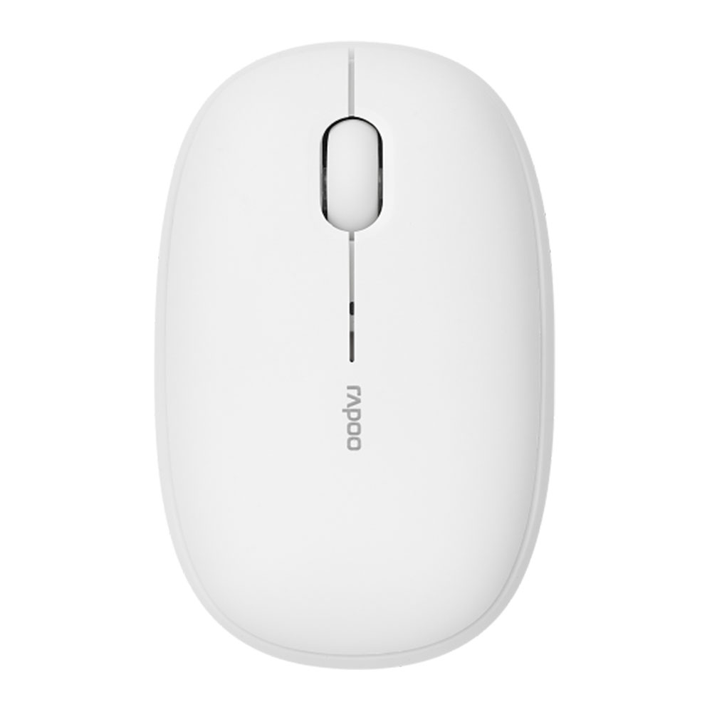 rapoo MOUSE WIRELESS RAPOO M650 CREAM WHITE (BLUETOOTH / SILENT) — product image 1