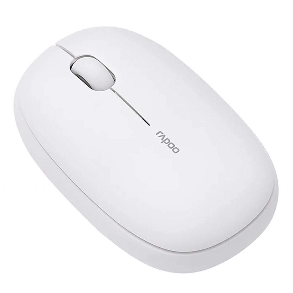 MOUSE WIRELESS RAPOO M650 CREAM WHITE (BLUETOOTH / SILENT) thumbnail 2