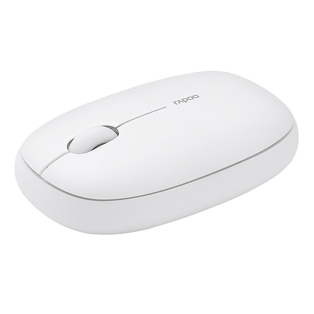 MOUSE WIRELESS RAPOO M650 CREAM WHITE (BLUETOOTH / SILENT) thumbnail 3