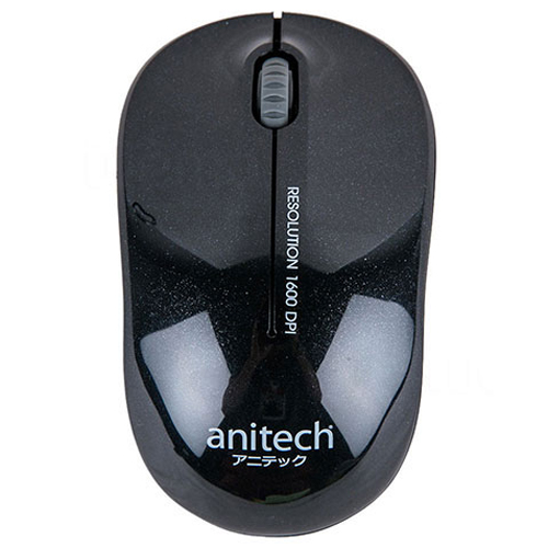 anitech MOUSE WIRELESS ANITECH W213 BLACK — product image 1