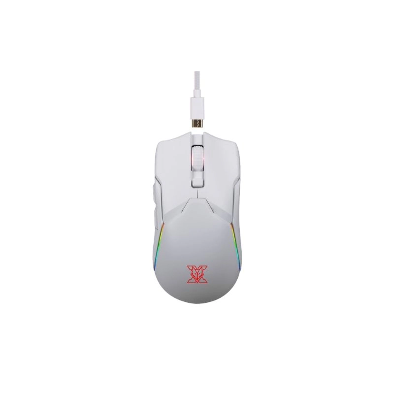 nubwo MOUSE WIRELESS BLUETOOTH NUBWO X58 PRO WHITE BLACK (เมาส์ไร้สาย) — product image 1