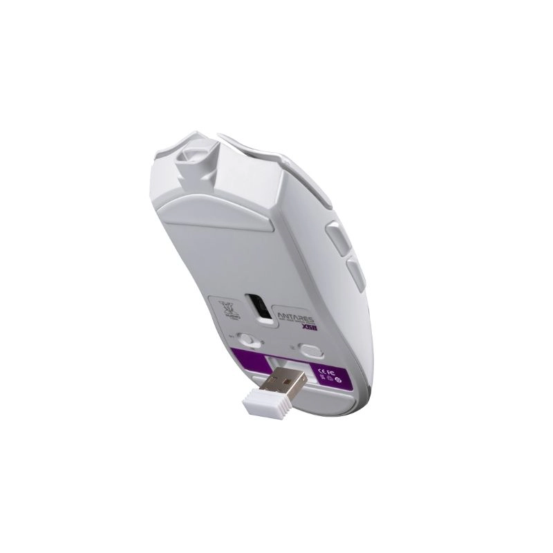 MOUSE WIRELESS BLUETOOTH NUBWO X58 PRO WHITE BLACK (เมาส์ไร้สาย) thumbnail 4