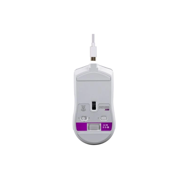 MOUSE WIRELESS BLUETOOTH NUBWO X58 PRO WHITE BLACK (เมาส์ไร้สาย) thumbnail 5