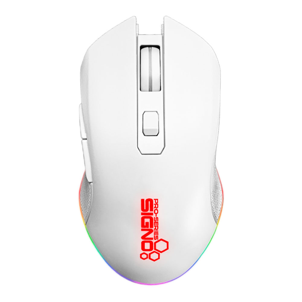 signo MOUSE SIGNO GM907W CENTRO GAMING WHITE (เมาส์สาย) — product image 1