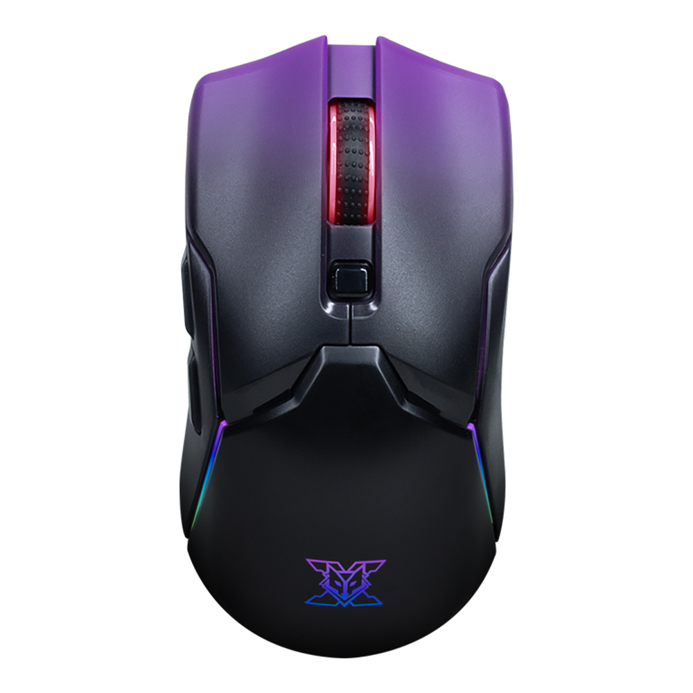 nubwo MOUSE WIRELESS BLUETOOTH NUBWO X58 PRO BLACK PURPLE (เมาส์ไร้สาย) — product image 1