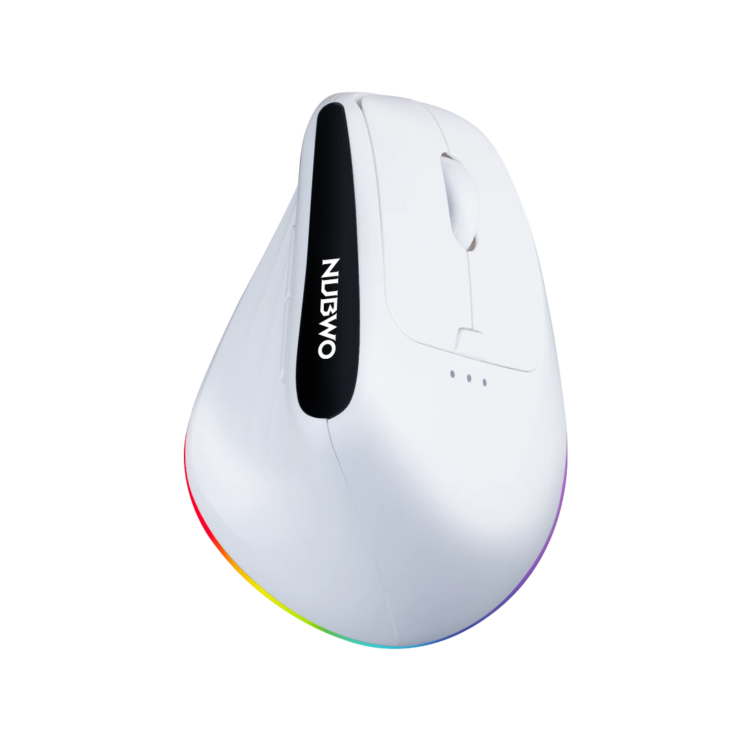 MOUSE WIRELESS NUBWO NMD09 WHITE (BLUETOOTH) thumbnail 5