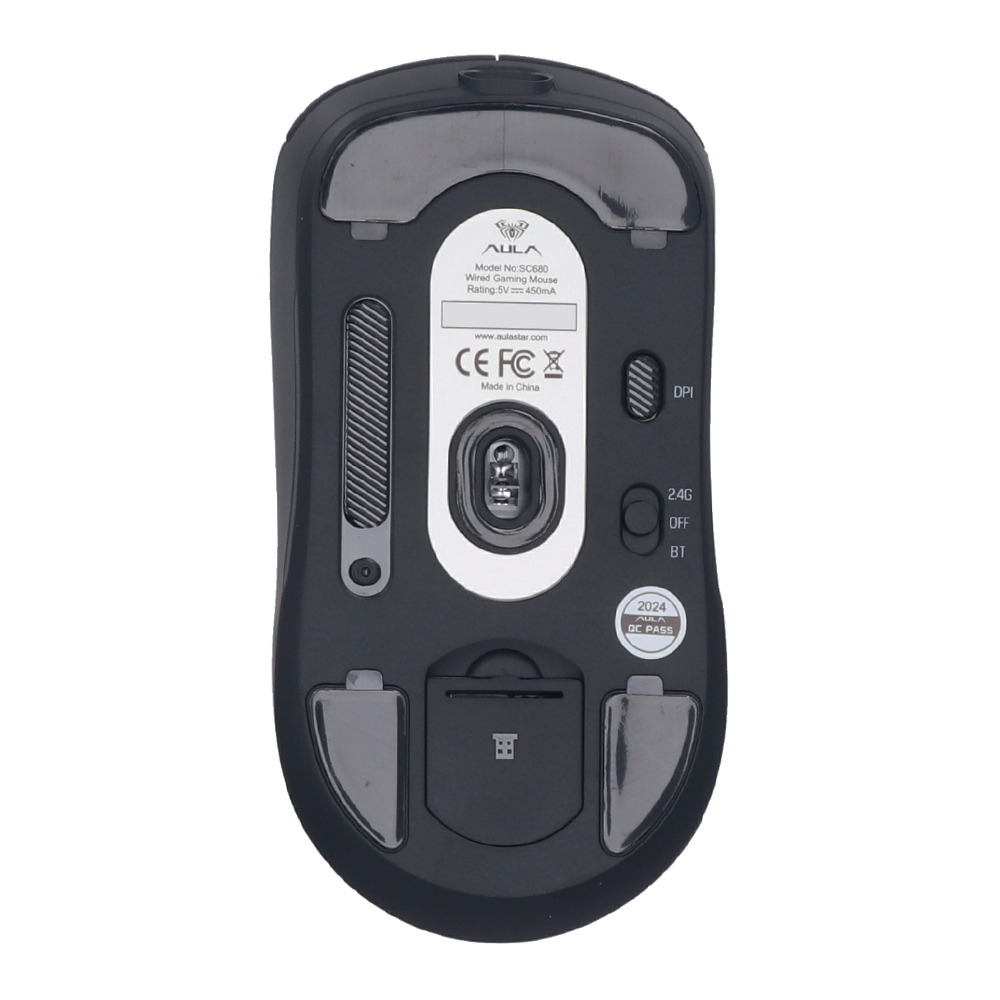 MOUSE WIRELESS BLUETOOTH AULA SC680 BLACK (เมาส์ไร้สาย) thumbnail 5