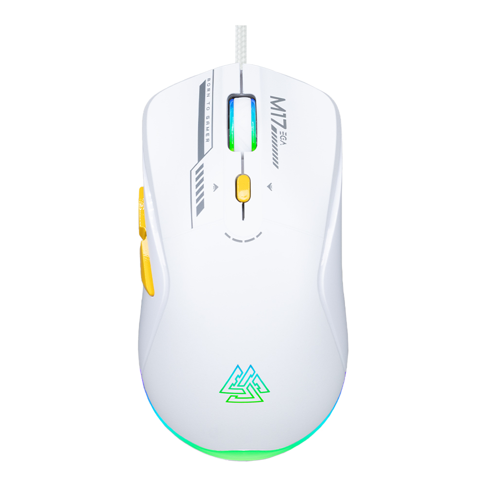 ega MOUSE EGA TYPE M17 WHITE (เมาส์สาย) — product image 1