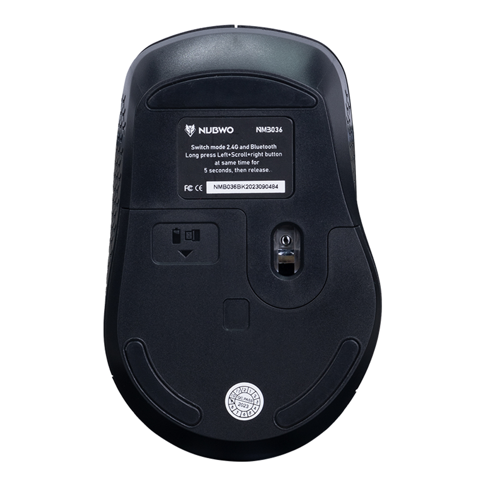 MOUSE WIRELESS NUBWO NMB036 BLACK (BLUETOOTH) thumbnail 3