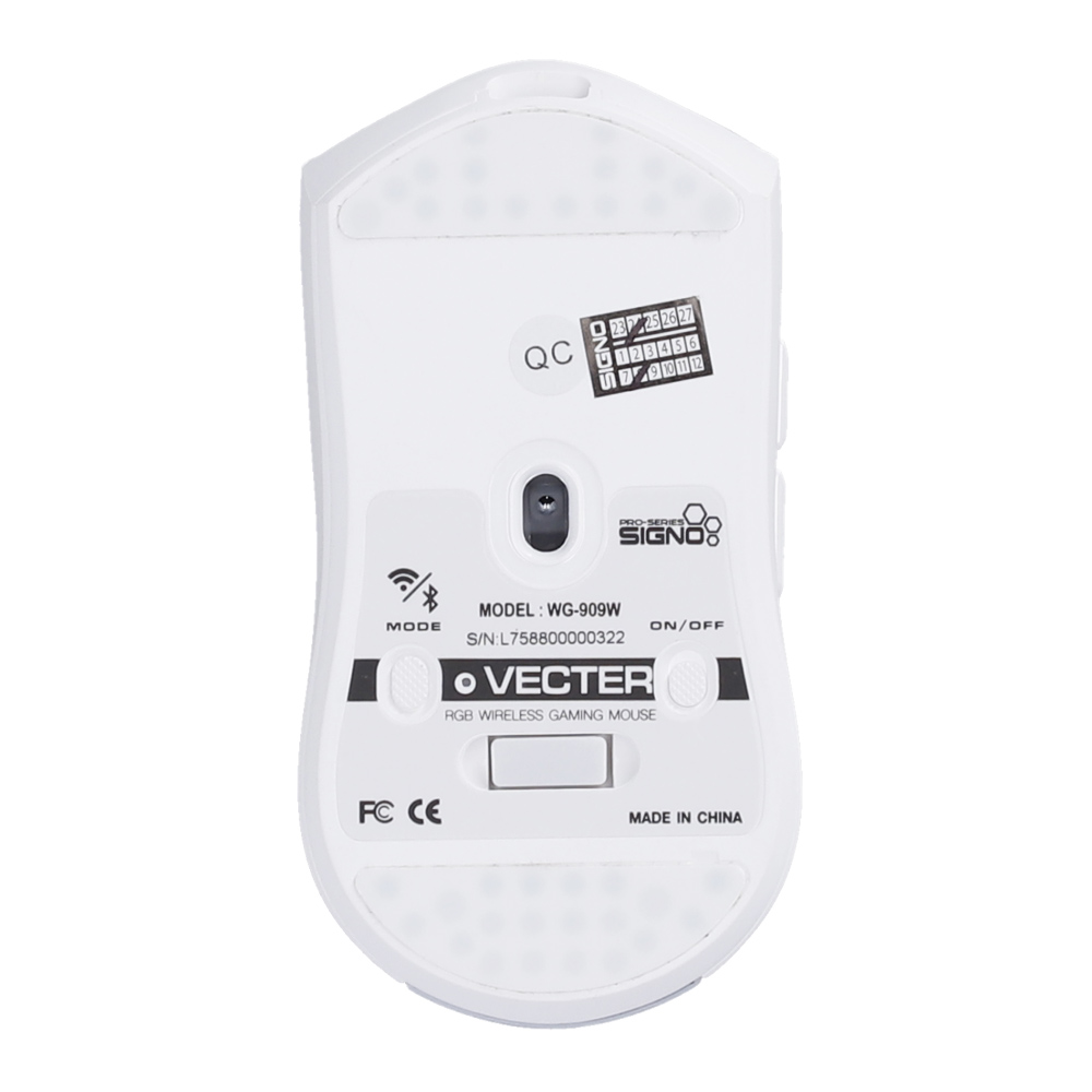 MOUSE WIRELESS BLUETOOTH SIGNO WG909 VECTER WHITE (เมาส์ไร้สาย) thumbnail 3