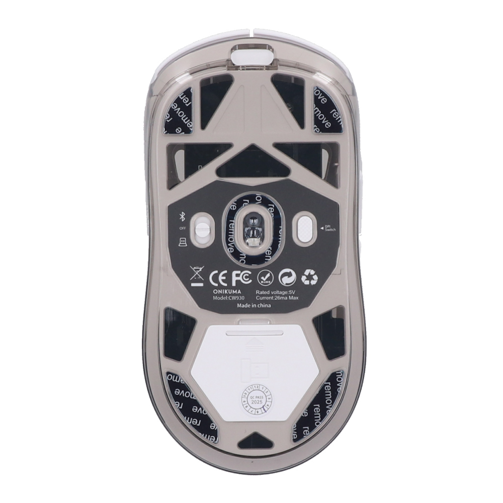 MOUSE WIRELESS BLUETOOTH ONIKUMA CHOUKO WHITE (เมาส์ไร้สาย) thumbnail 6
