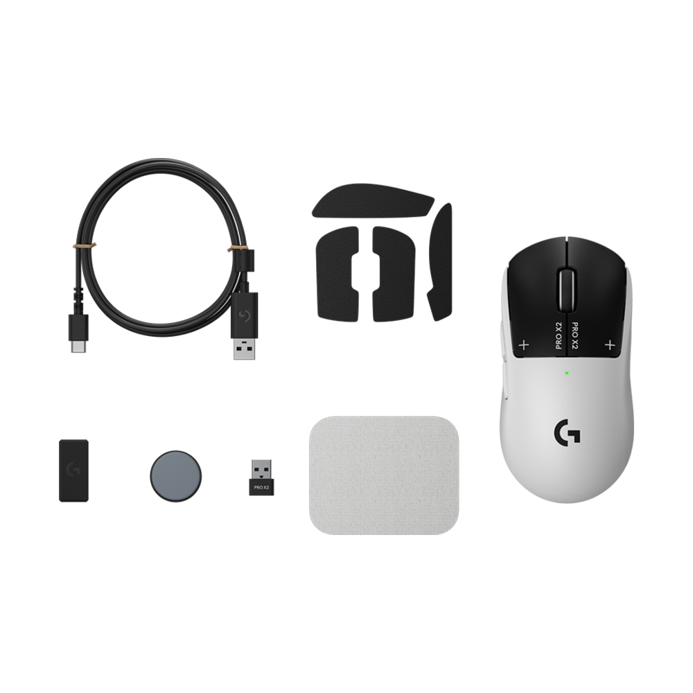 MOUSE WIRELESS LOGITECH PRO X 2 SUPERSTRIKE LUNAR ECLIPSE (เมาส์ไร้สาย) thumbnail 4