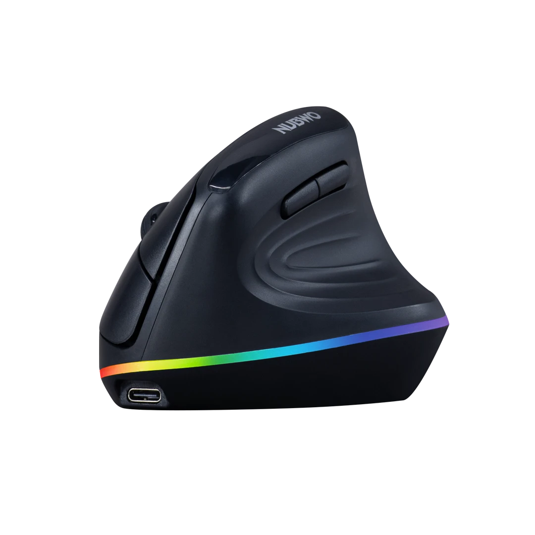 MOUSE WIRELESS NUBWO NMD09 BLACK (BLUETOOTH) thumbnail 2