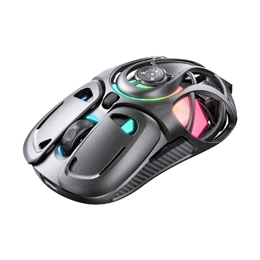 MOUSE WIRELESS BLUETOOTH ONIKUMA DM02 GREY (เมาส์ไร้สาย) thumbnail 3