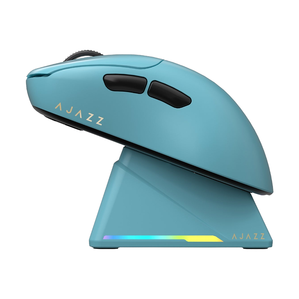 MOUSE WIRELESS BLUETOOTH AJAZZ AJ179 APEX 8K SKY BLUE (เมาส์ไร้สาย+แท่นชาร์จ) thumbnail 3