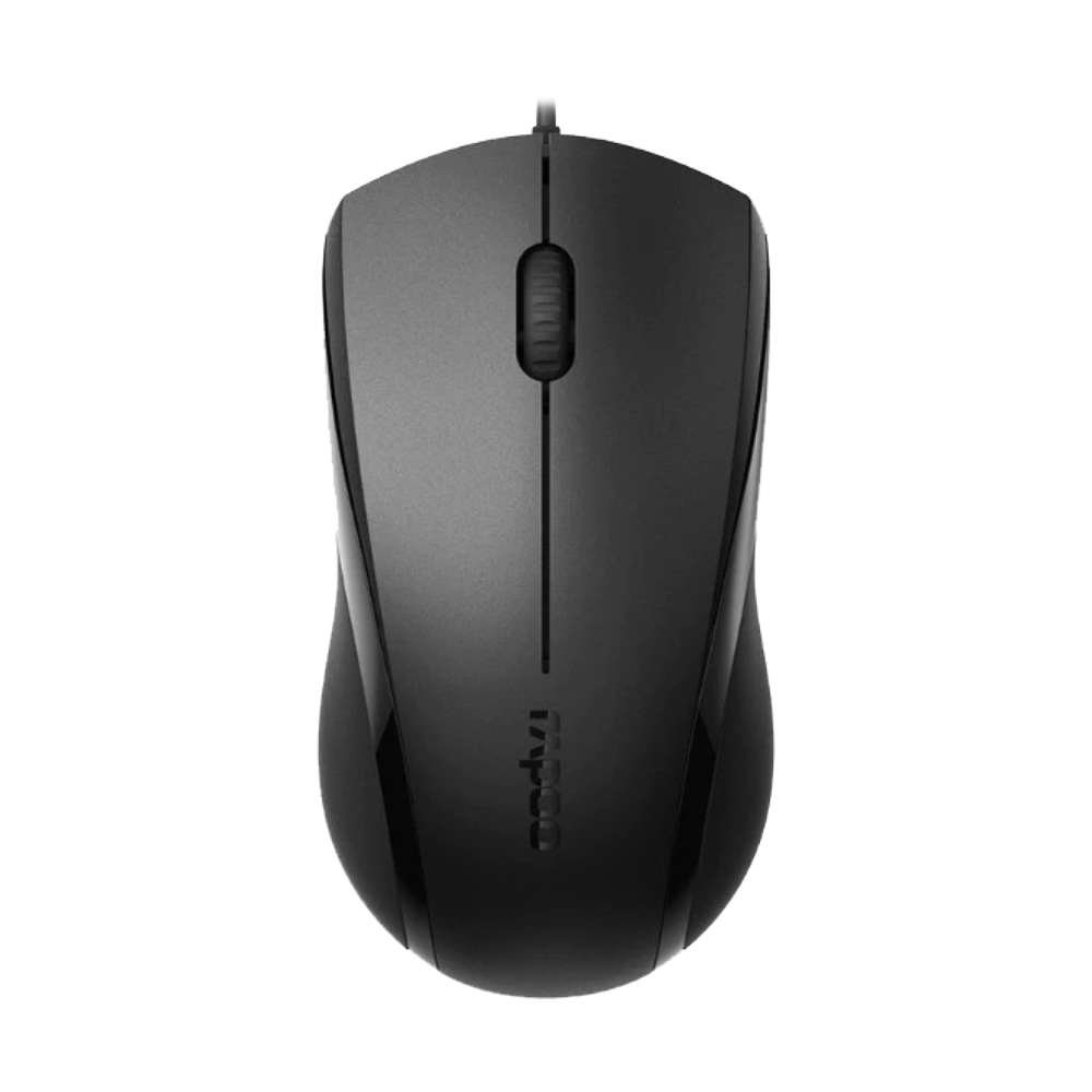 rapoo MOUSE RAPOO MSN1600 SILENT BLACK — product image 1