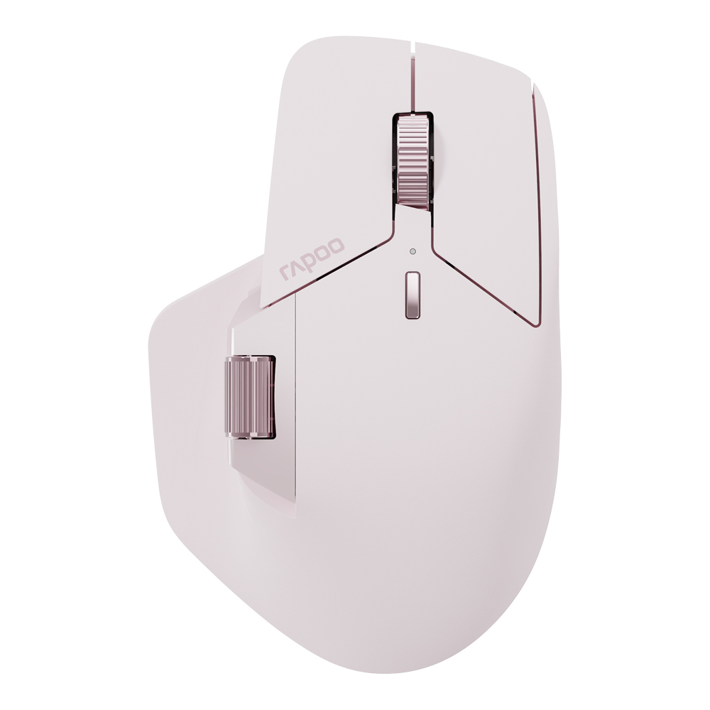 rapoo MOUSE WIRELESS RAPOO MT760L LIGHT PINK (BLUETOOTH) — product image 1