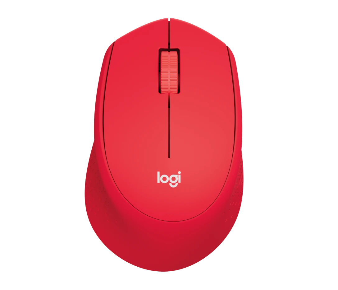 logitech MOUSE WIRELESS LOGITECH M331R RED — product image 1