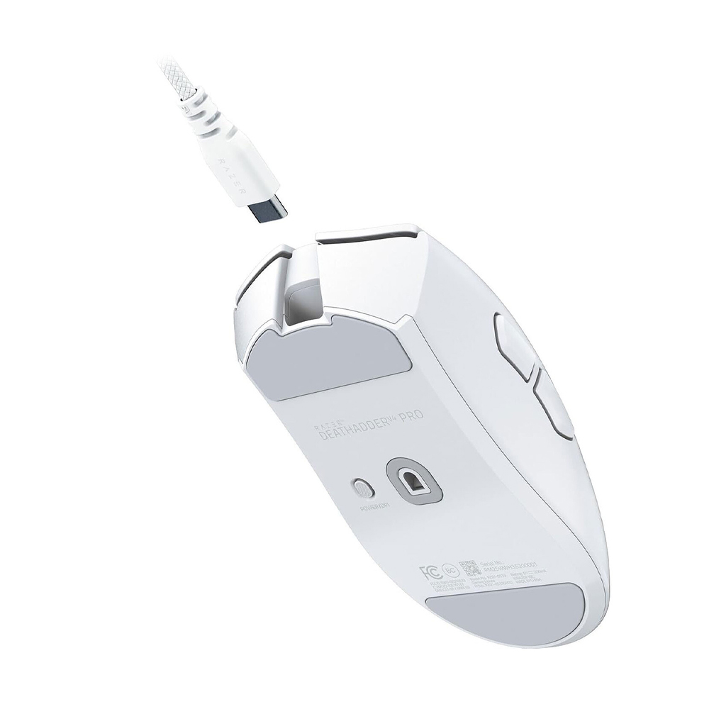 MOUSE WIRELESS RAZER DEATHADDER V4 PRO WHITE (เมาส์ไร้สาย) thumbnail 5