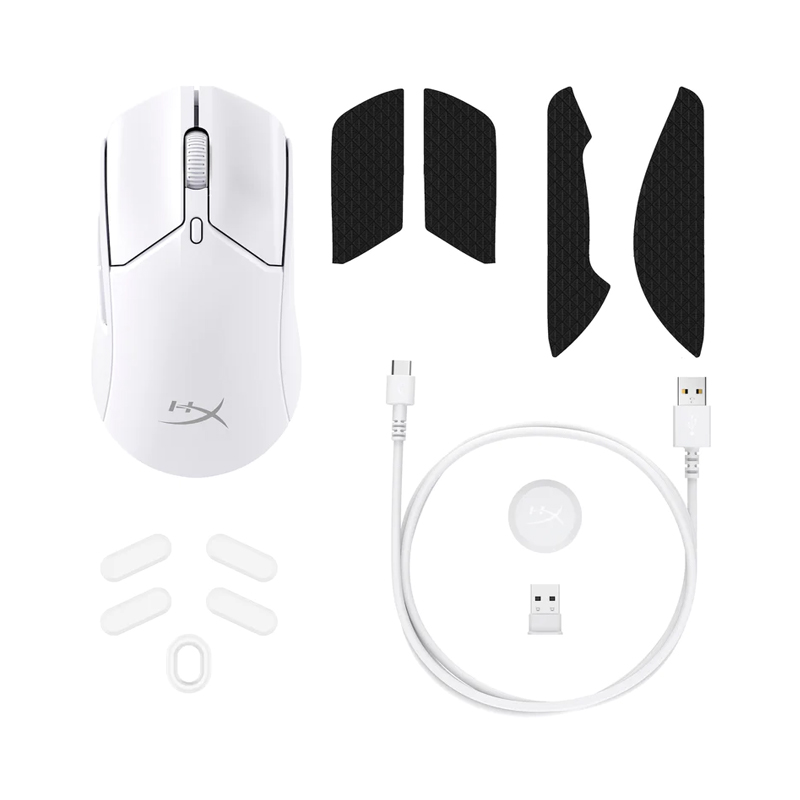 MOUSE WIRELESS BLUETOOTH HYPERX PULSEFIRE HASTE 2 WHITE (เมาส์ไร้สาย) thumbnail 4