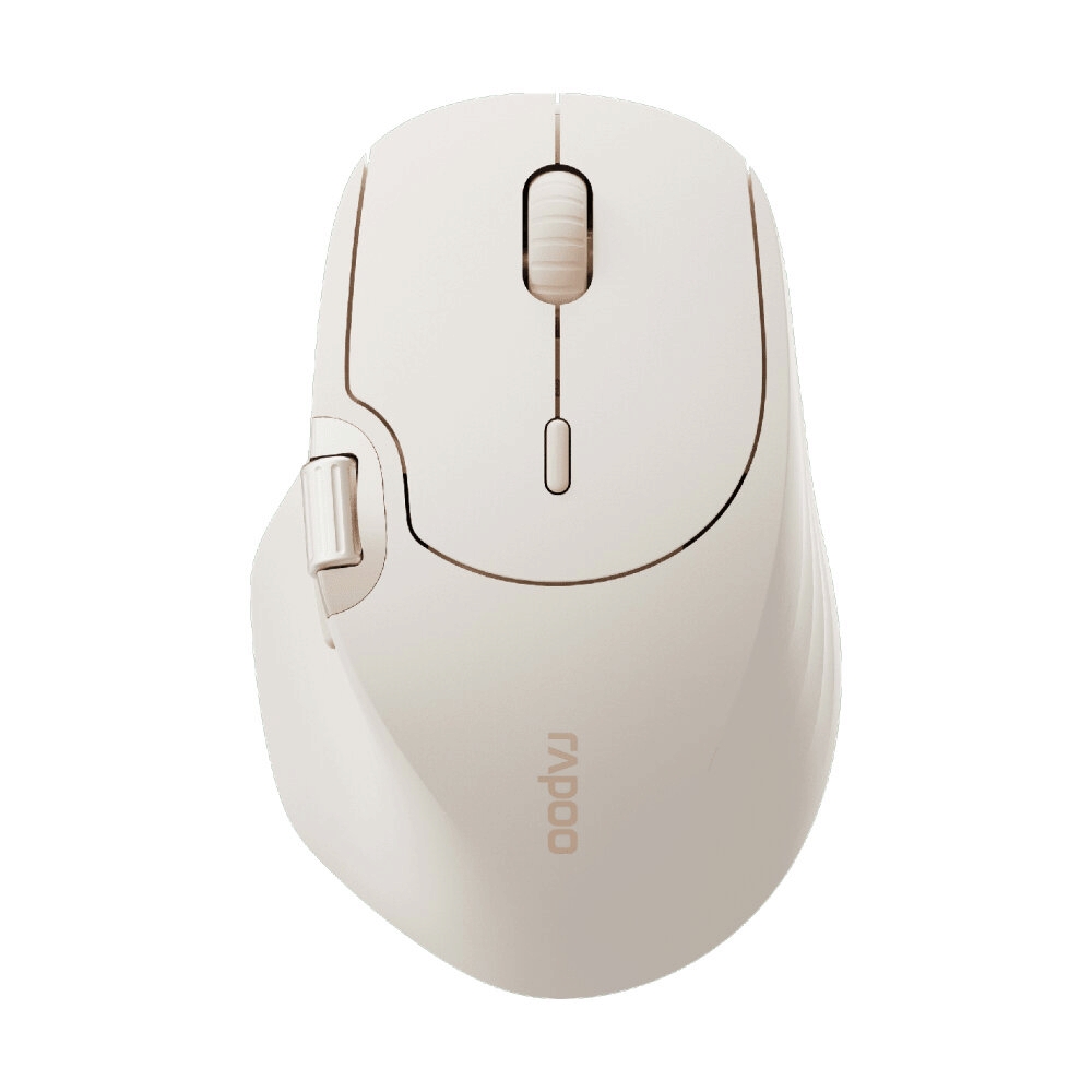 MOUSE WIRELESS RAPOO MT560 MILKTEA BROWN (BLUETOOTH) thumbnail 2