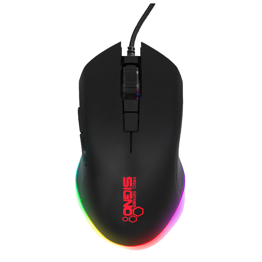 signo MOUSE SIGNO GM907 CENTRO GAMING BLACK (เมาส์สาย) — product image 1