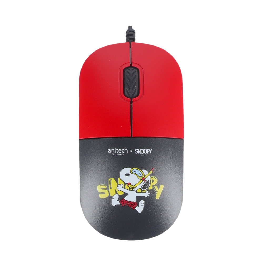 MOUSE ANITECH SNP-A552 RED (SILENT) (USB Type C to USB Type A) thumbnail 3